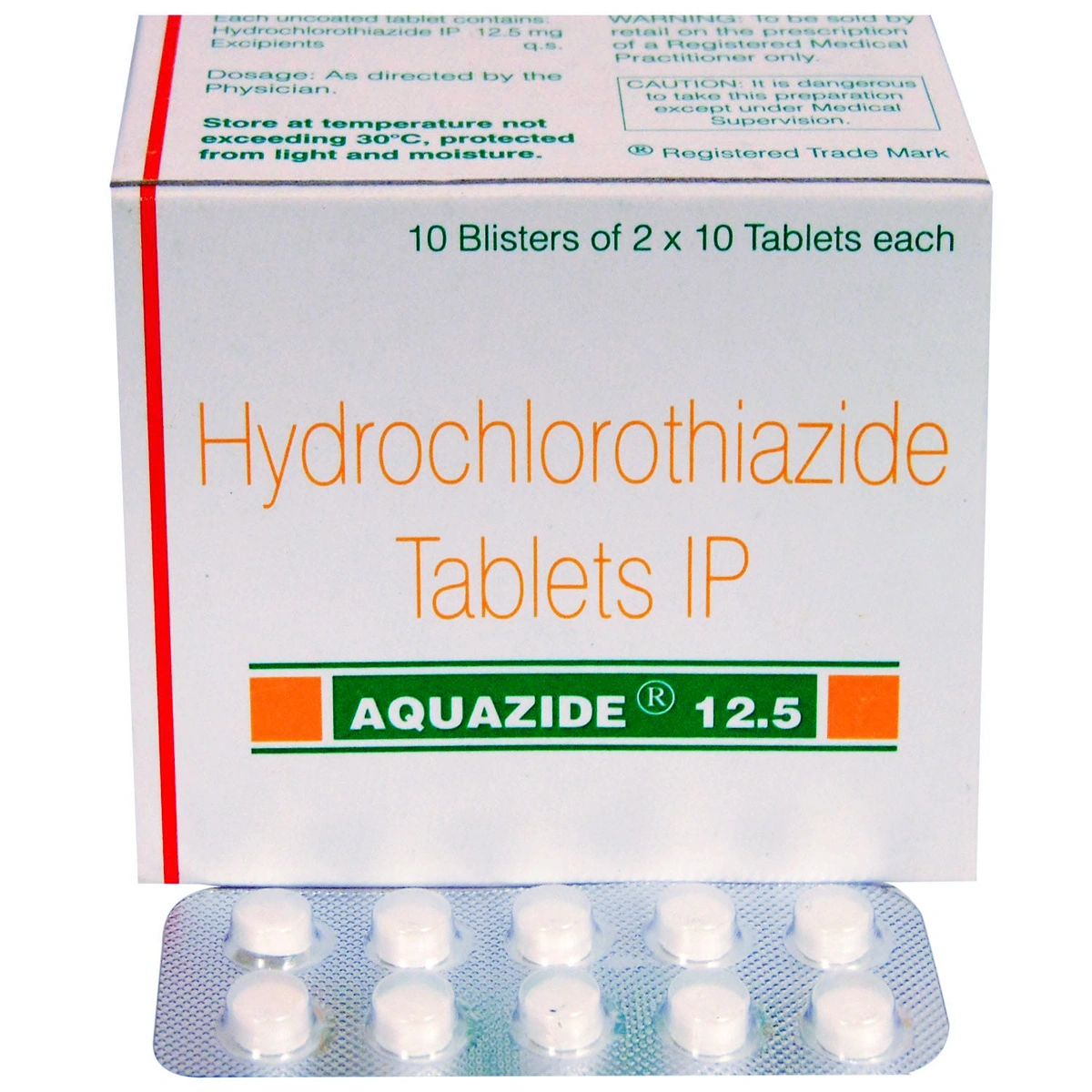 Aquazide-12.5 aquazide hydrochlorothiazide
