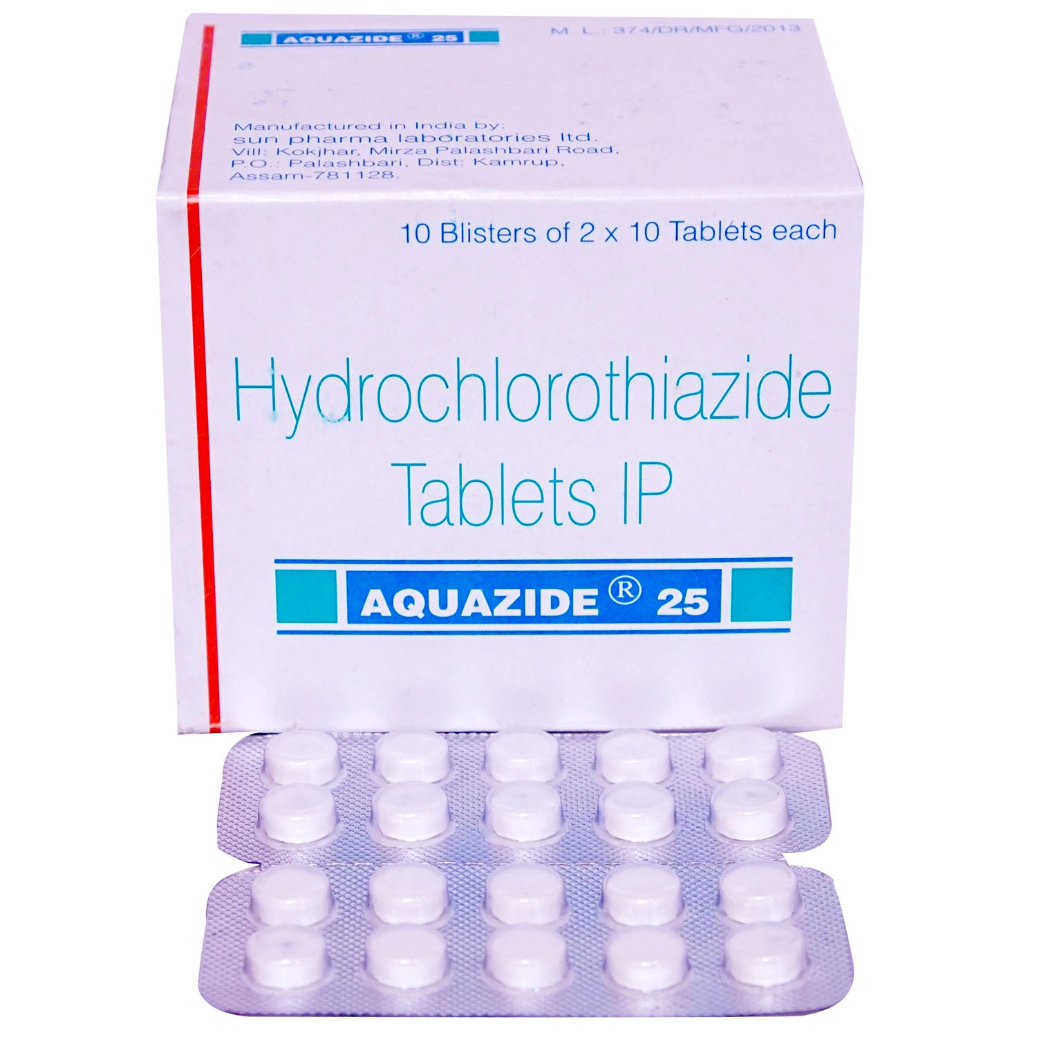 Aquazide-25 aquazide hydrochlorothiazide