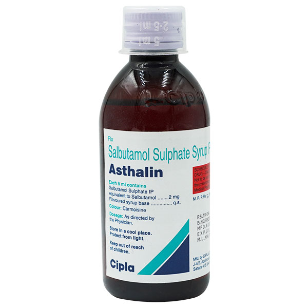 Asthalin-Syrup asthalin syrup,salbutamol syrup,paediatric asthma syrup