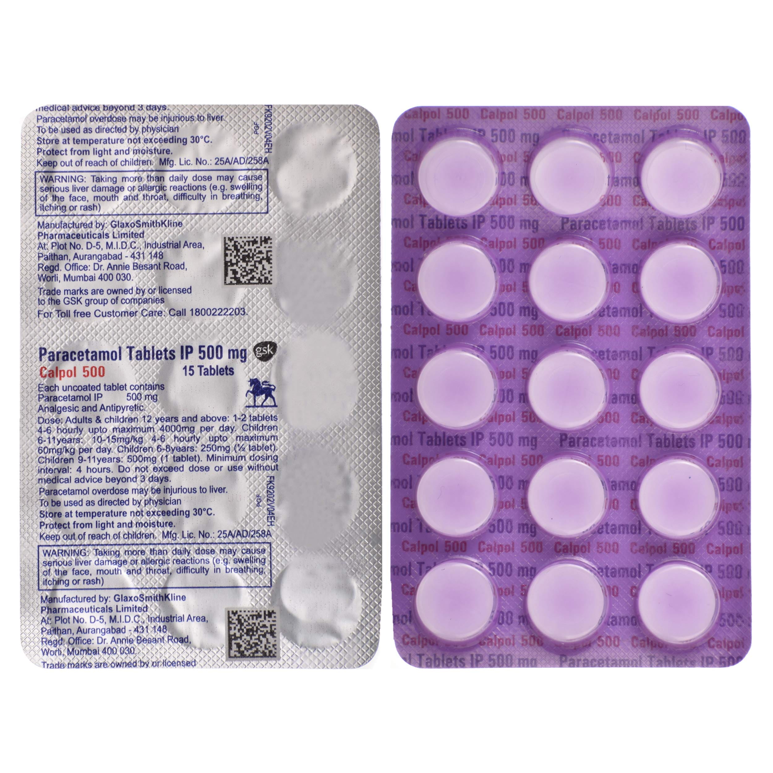 Version 1.0.0 calpol paracetamol