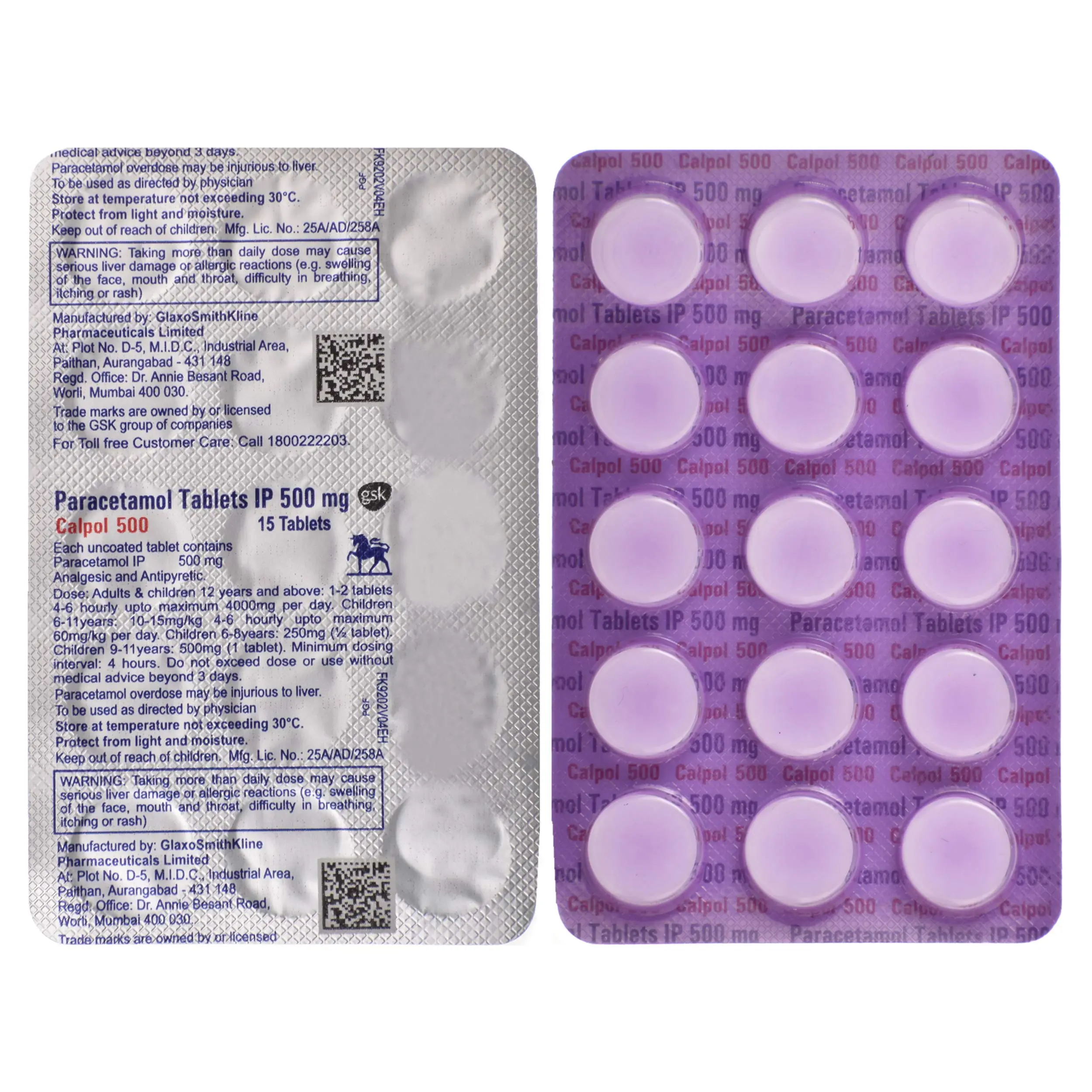 Calpol-500 calpol paracetamol