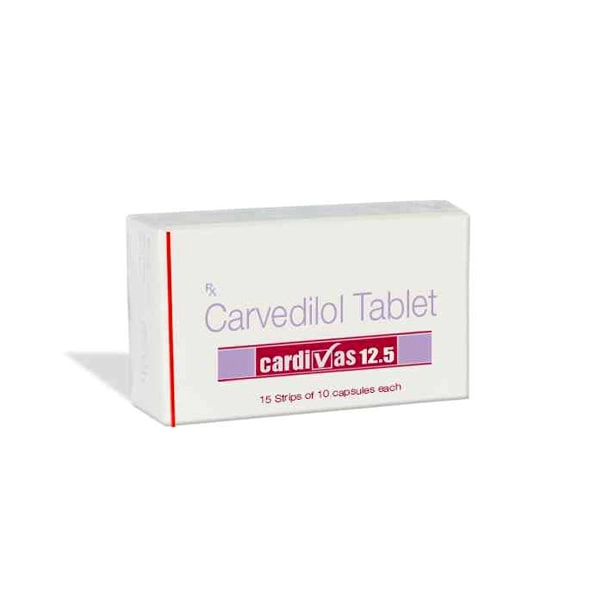 Cardivas-12.5-Mg cardivas carvedilol
