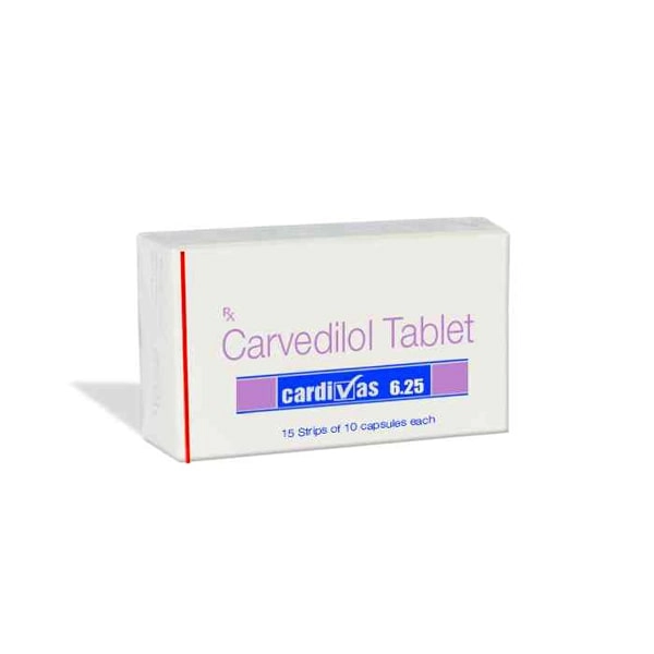 Cardivas-6.25-Mg cardivas carvedilol