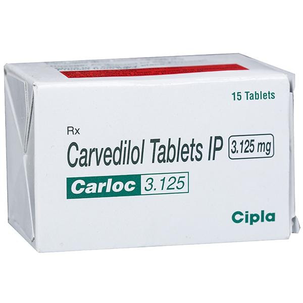 Carloc carvedilol 3.125