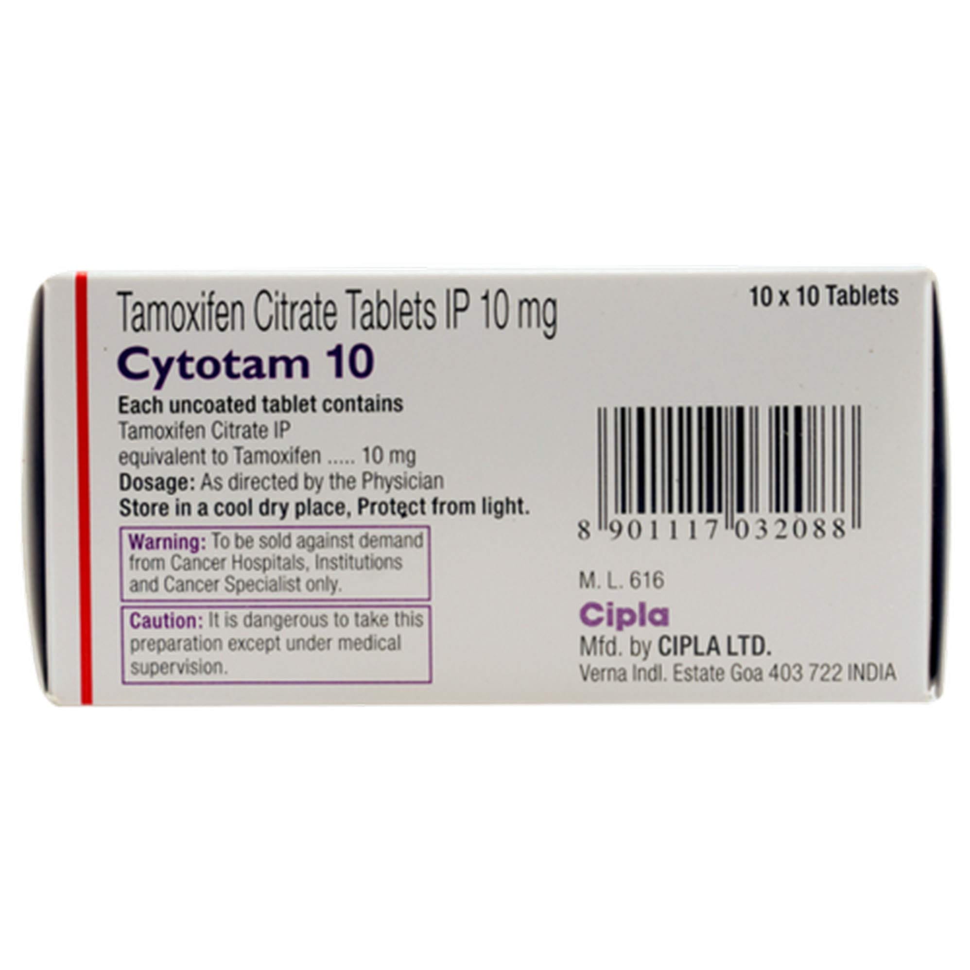 Version 1.0.0 cytotam tamoxifen