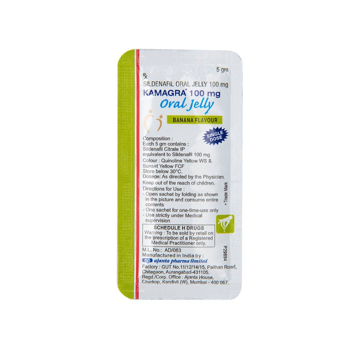 kamagra oral jelly 100mg