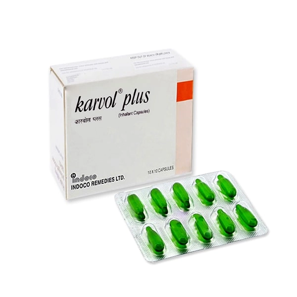 Karvol-Plus karvol plus capsule,menthol eucalyptol,steam inhalation
