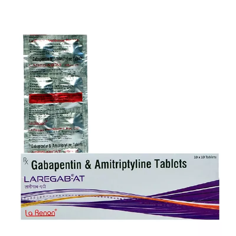 Laregab-at laregab at,gabapentin amitriptyline,combination nerve pain tablet,refractory neuropathic pain