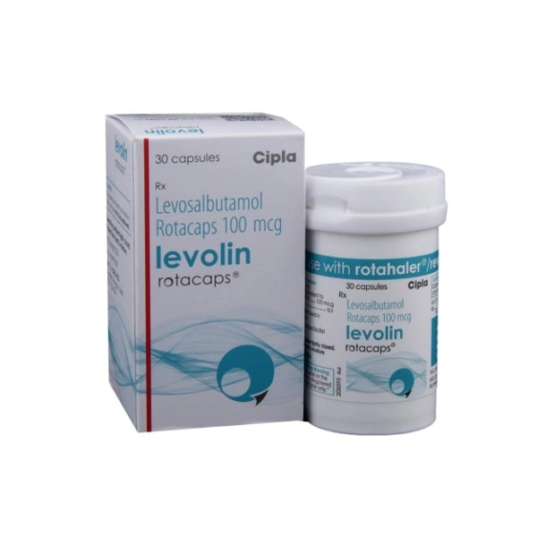 Levolin-100-Mcg-Rotacap levolin rotacaps,levosalbutamol rotacaps,buy levolin dpi