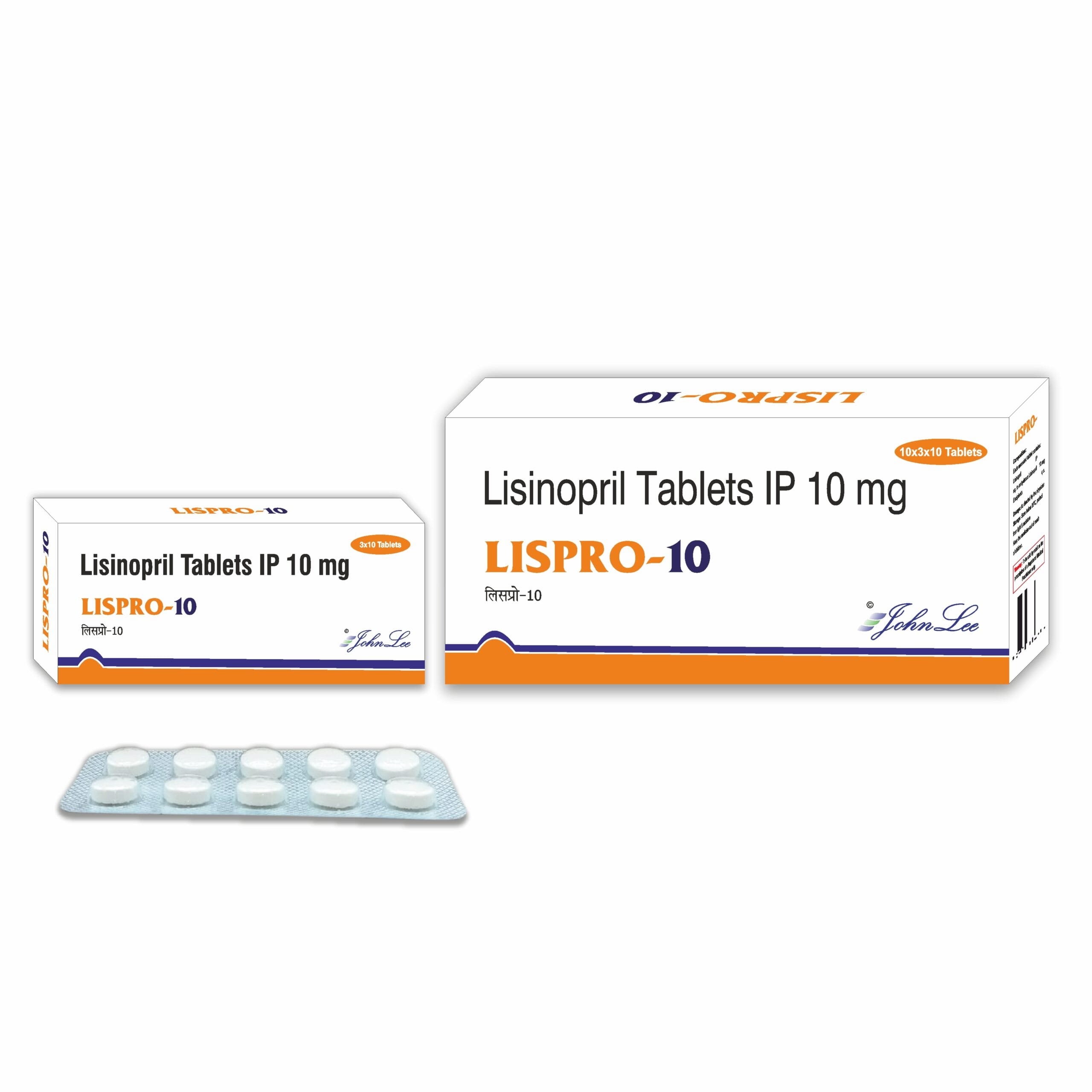 Lispro-10 lisinopril 10 mg