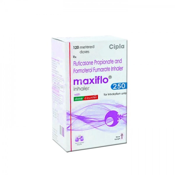 Maxiflo-Inhaler-250 maxiflo inhaler,fluticasone formoterol,flutiform generic