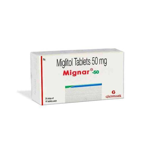 Mignar-50-Mg mignar miglitol