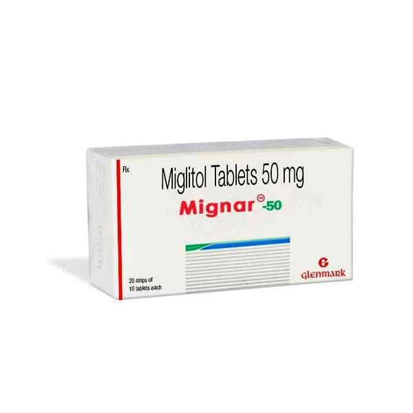 Mignar-50-Mg mignar miglitol
