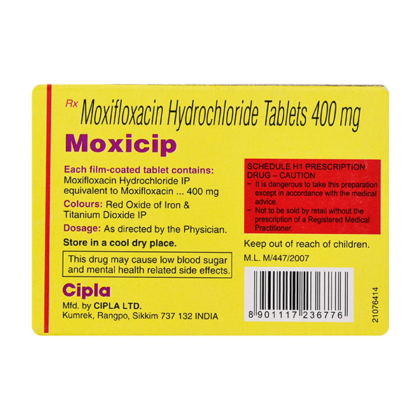 Moxicip-400 buy moxifloxacin online