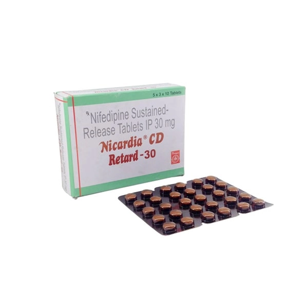 Nicardia-Cd-Retard-30-Mg nifedipine retard