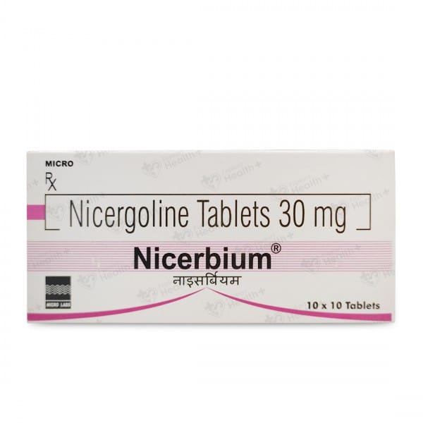 nicerbium,nicergoline 30 mg,buy nicergoline online,cerebrovascular insufficiency,cognitive decline treatment