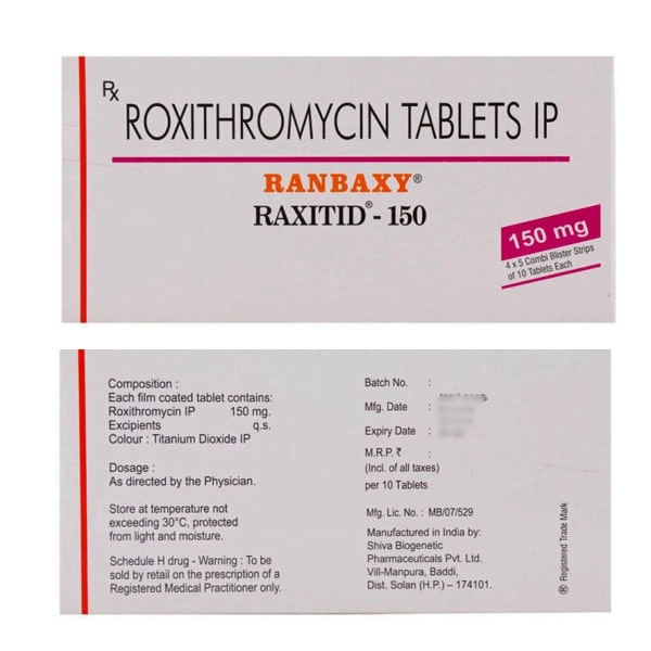 Raxitid-150-Mg buy roxithromycin online