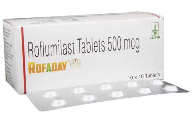 Rofaday-500mcg rofaday tablet,roflumilast tablet,daxas generic