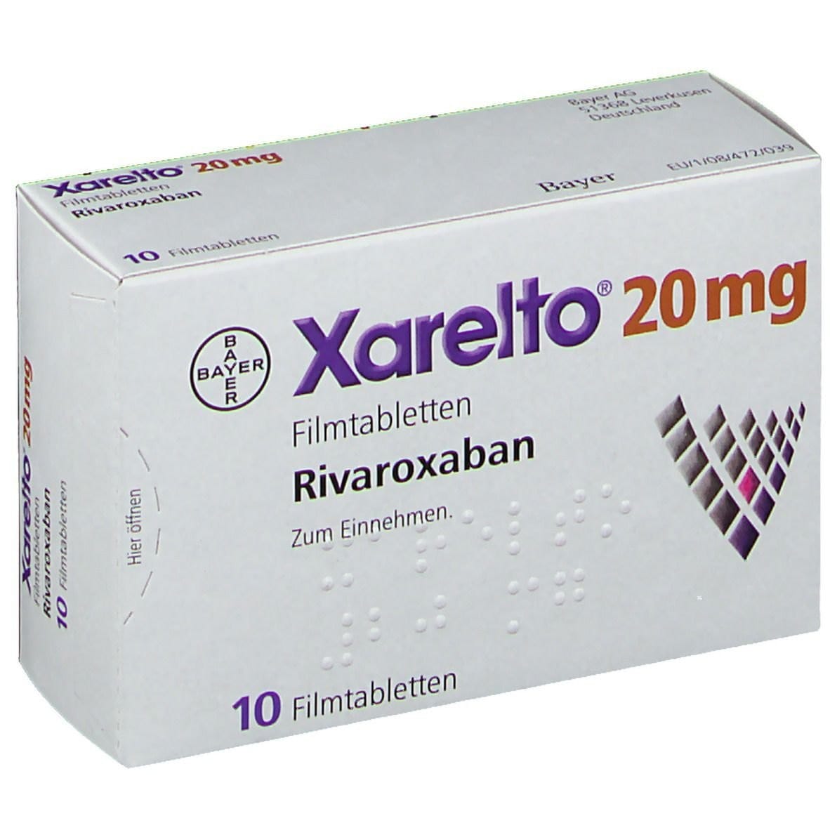 Xarelto-20mg xarelto rivaroxaban