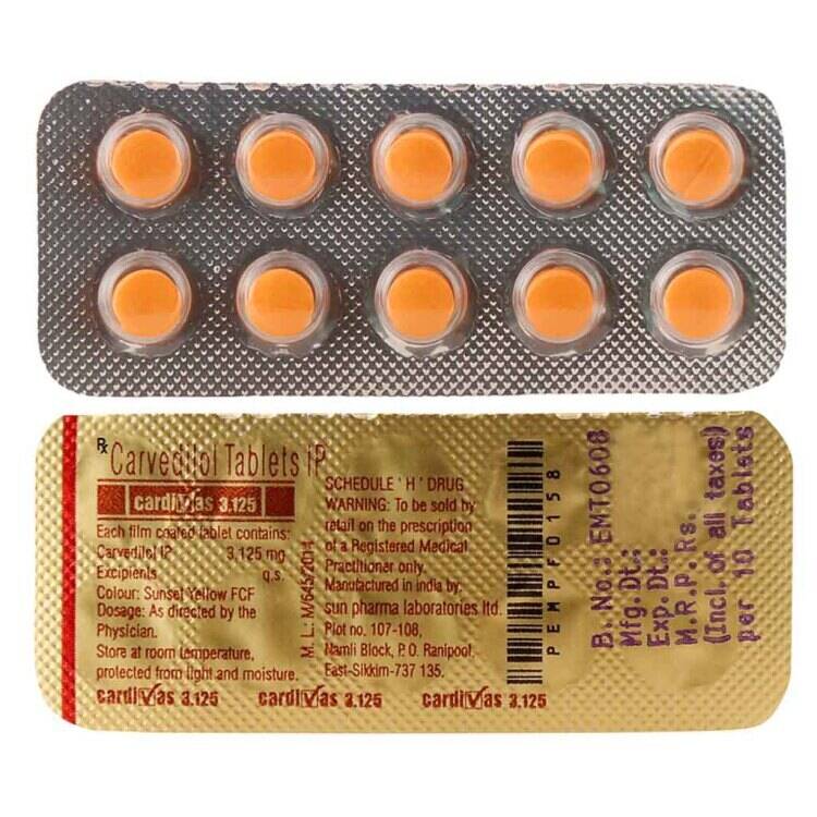 cardivas_3.125mg_tablet cardivas carvedilol