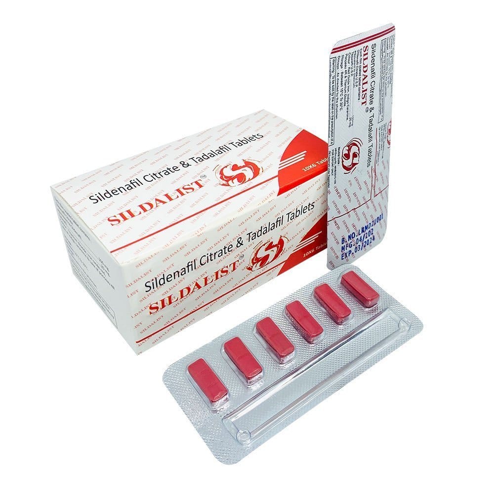 Sildalist 120 mg tablets combining sildenafil and tadalafil at MedsBase
