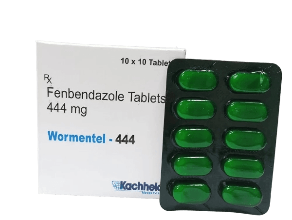 Fenbendazole Wormentel 444 mg for enhanced cancer protocol dosing