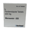 wormentel 222mg Ivermectin & Fenbendazole Combo Pack