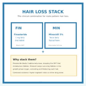 Hair Loss Stack — Finasteride + Minoxidil Foam