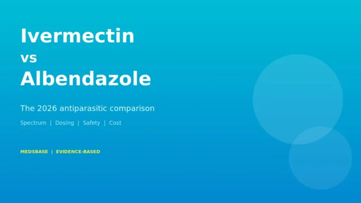 Ivermectin vs albendazole antiparasitic drug comparison 2026
