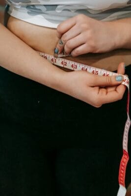 Body composition measurement with measuring tape — fat-loss research