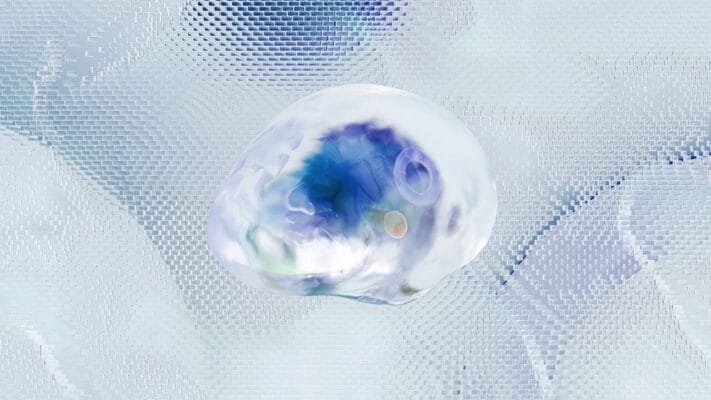3D rendered abstract brain concept with neural network — sleep research