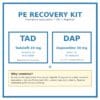 PE Recovery Kit — Vidalista 20 mg (tadalafil) + Poxet 30 mg (dapoxetine) bundled for premature ejaculation with co-existing ED.