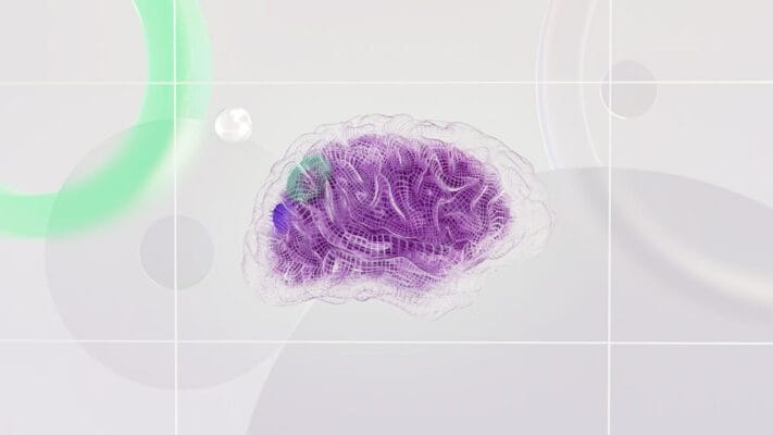 3D rendered abstract brain visual with vibrant colors — nootropic research