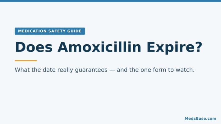 Does amoxicillin expire: a shelf life, potency and safety guide