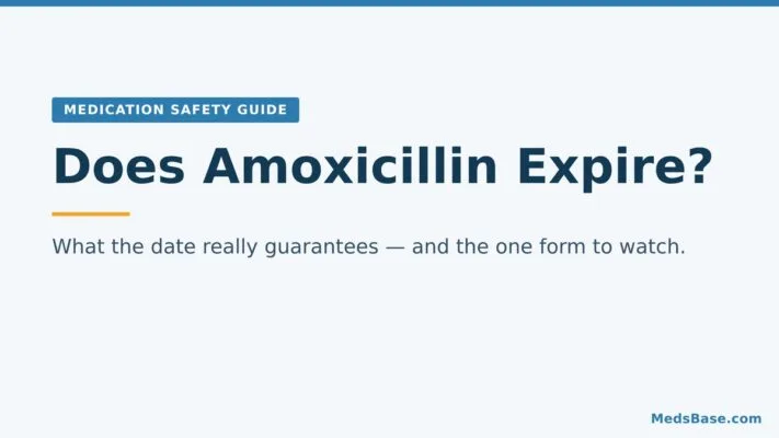 Does amoxicillin expire: a shelf life, potency and safety guide
