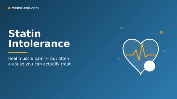 Statin intolerance explained: weighing real muscle aches against a cause that is often treatable