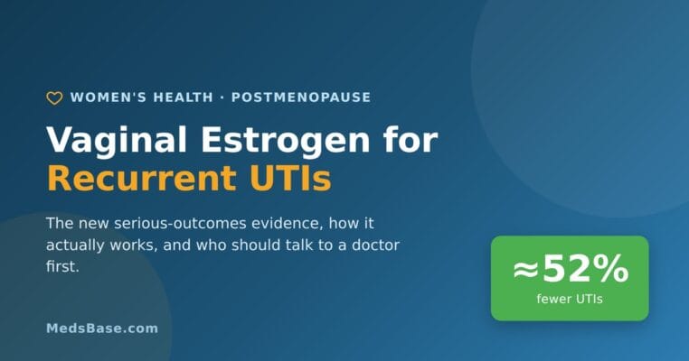 Vaginal estrogen for recurrent UTIs — postmenopausal defense against infection with fewer-UTIs stat