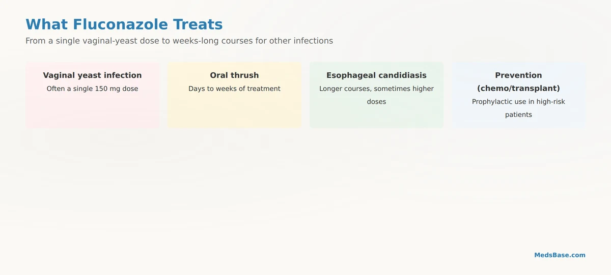fluconazole uses thrush vaginal yeast infection