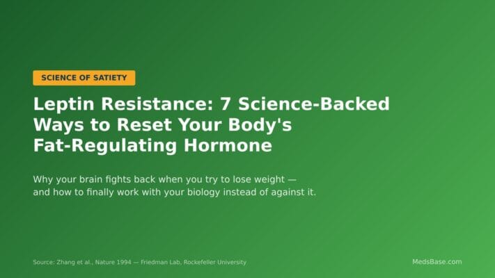 Leptin resistance explained how the brain stops responding to fat-regulating hormone