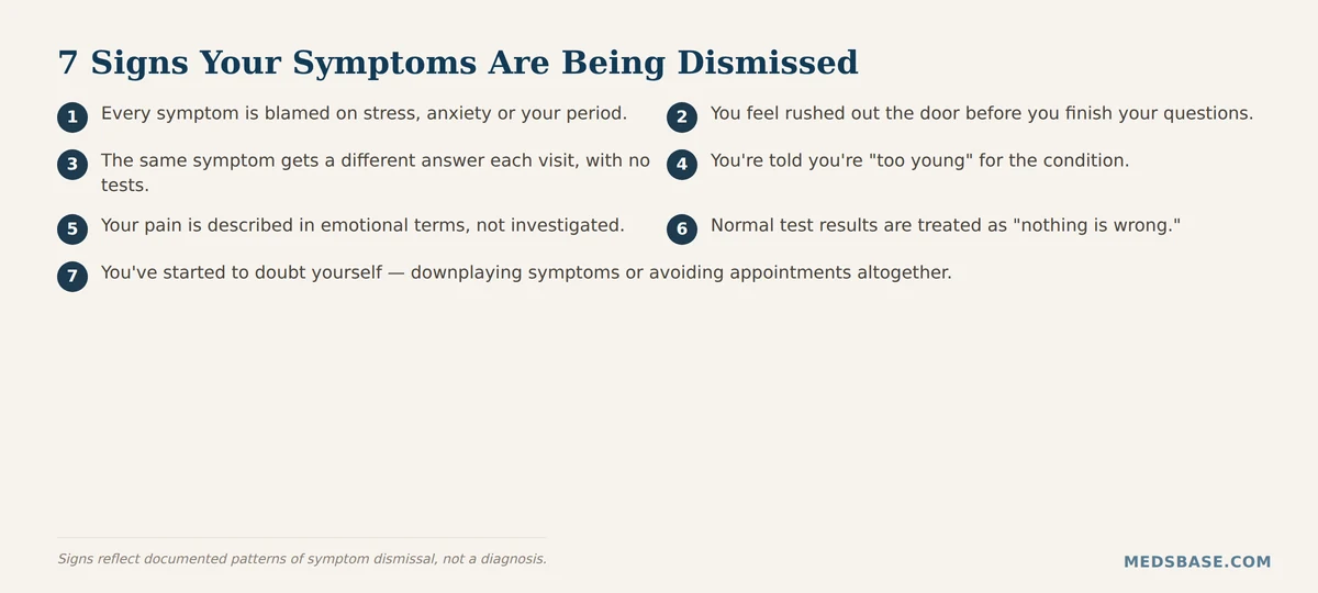 Seven signs of medical gaslighting and symptom dismissal