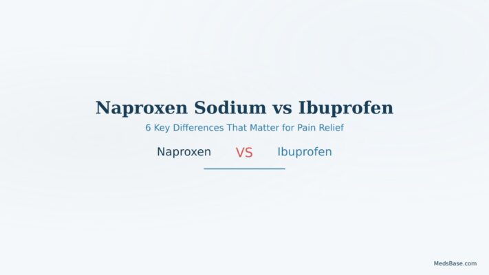 naproxen sodium vs ibupofen pain reliever comparison