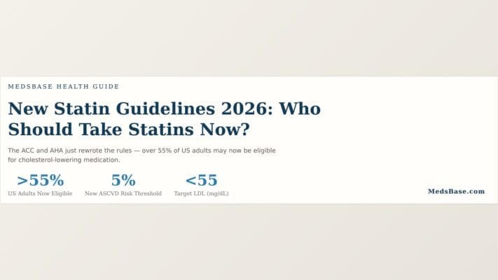 New statin guidelines 2026 — 9 key changes explained