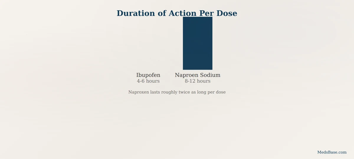 naproxn sodium longer lasting than ibupofen duration chart
