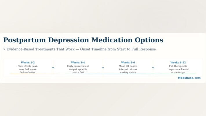 postpartum depression medication options evidence-based treatment guide