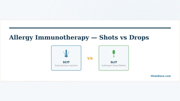 allergy immunotherapy shots vs sublingual drops comparison guide