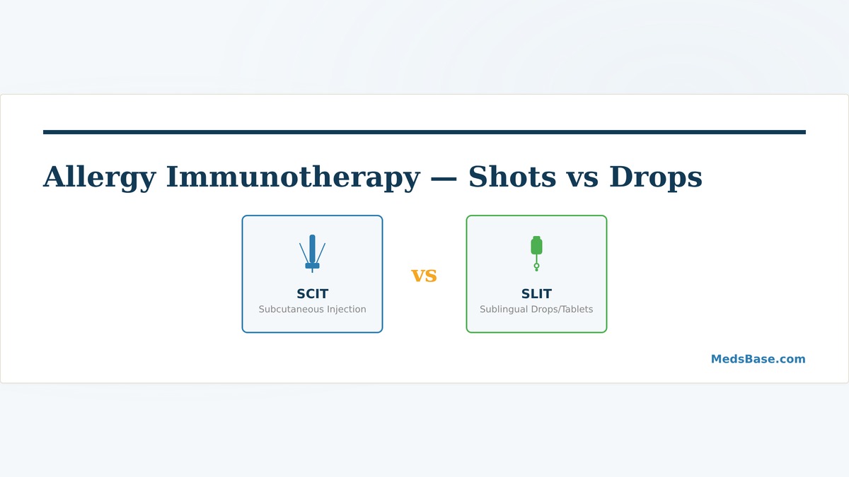 allergy immunotherapy shots vs sublingual drops comparison guide