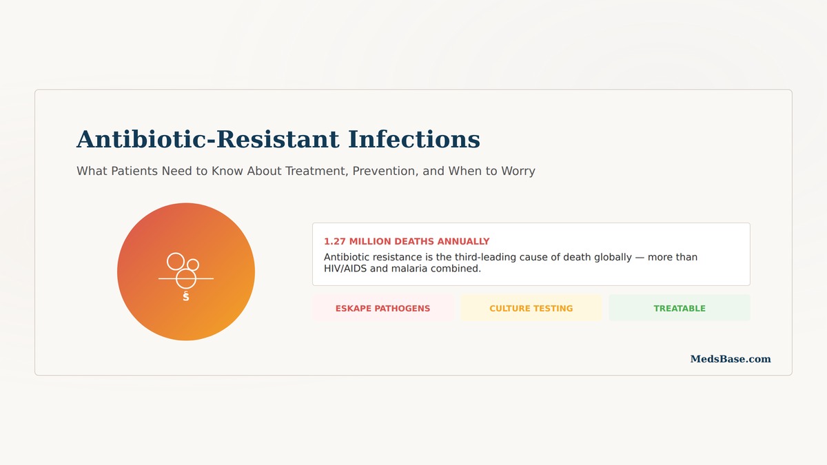 Antibiotic resistant infections Petri dish showing resistant bacterial colonies compared to sensitive ones