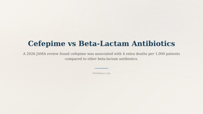 Cefepime vs other beta lactam antibiotics safety comparison