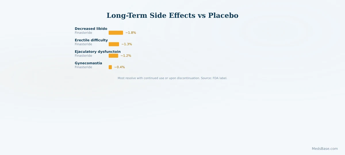 finasteride long term side effects frequency chart
