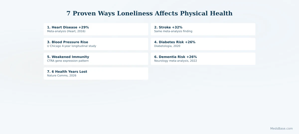 how loneliness affects physical health 7 findings
